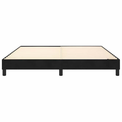Struttura Letto a Rete a Molle Nero 180x200 cm in Velluto