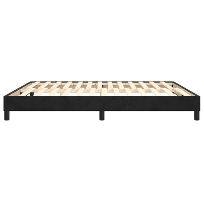 Struttura Letto a Rete a Molle Nero 180x200 cm in Velluto | homemem39