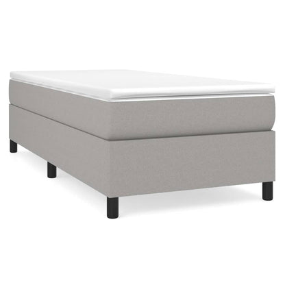 Struttura Letto a Rete a Molle Grigio Chiaro 80x200 cm Tessuto | homemem39