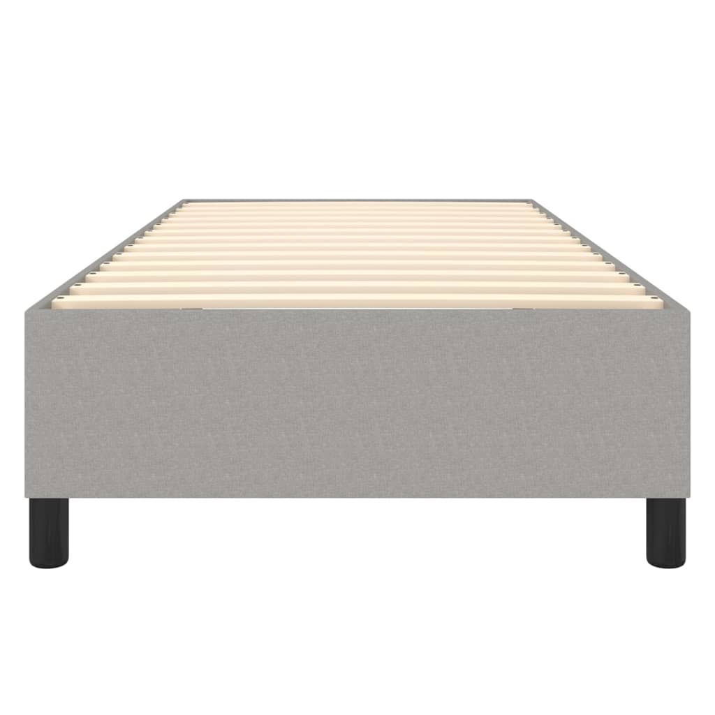 Struttura Letto a Rete a Molle Grigio Chiaro 80x200 cm Tessuto | homemem39