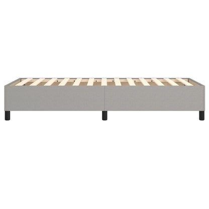 Struttura Letto a Rete a Molle Grigio Chiaro 80x200 cm Tessuto | homemem39