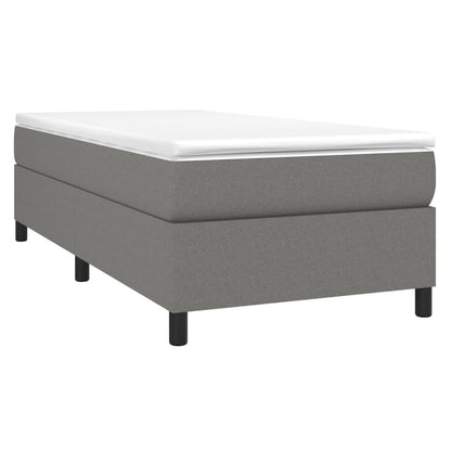 Struttura Letto a Rete a Molle Grigio Scuro 80x200 cm Tessuto | homemem39