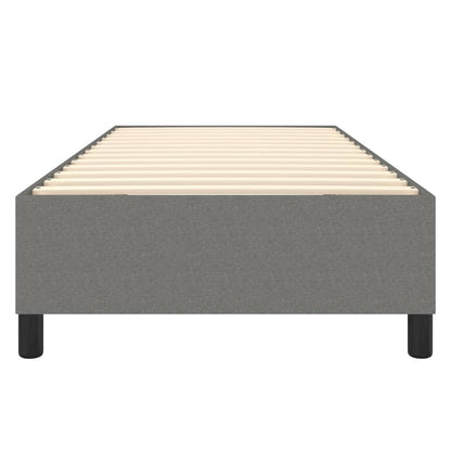 Struttura Letto a Rete a Molle Grigio Scuro 80x200 cm Tessuto | homemem39