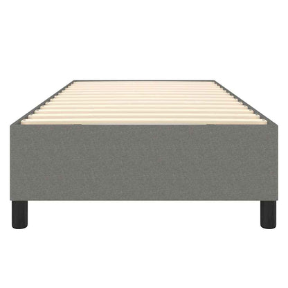 Struttura Letto a Rete a Molle Grigio Scuro 80x200 cm Tessuto