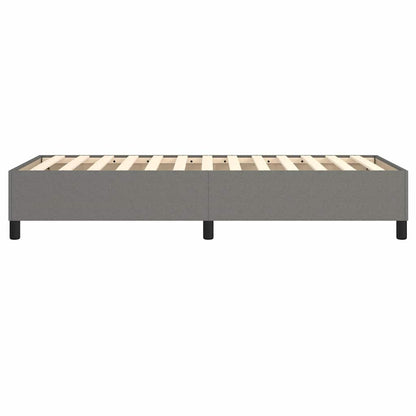 Struttura Letto a Rete a Molle Grigio Scuro 80x200 cm Tessuto