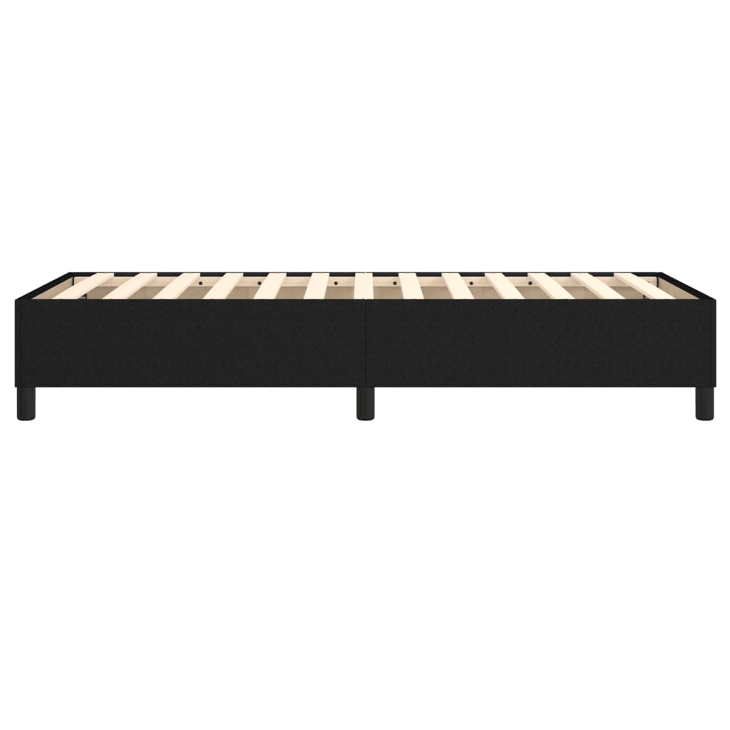Struttura Letto a Rete a Molle Nero 80x200 cm Tessuto | homemem39