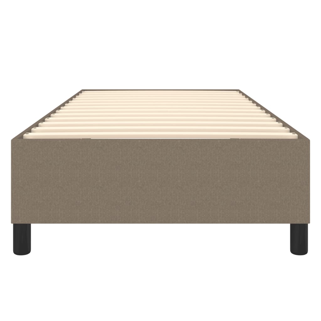 Struttura Letto a Rete a Molle Tortora 80x200 cm Tessuto | homemem39