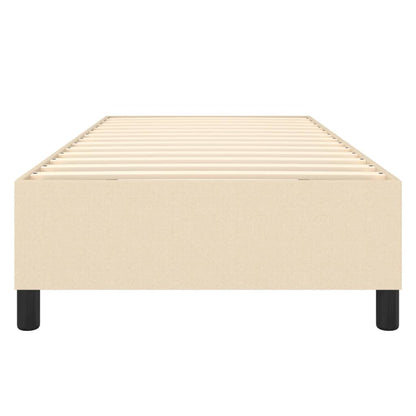 Struttura Letto a Rete a Molle Crema 80x200 cm in Tessuto | homemem39