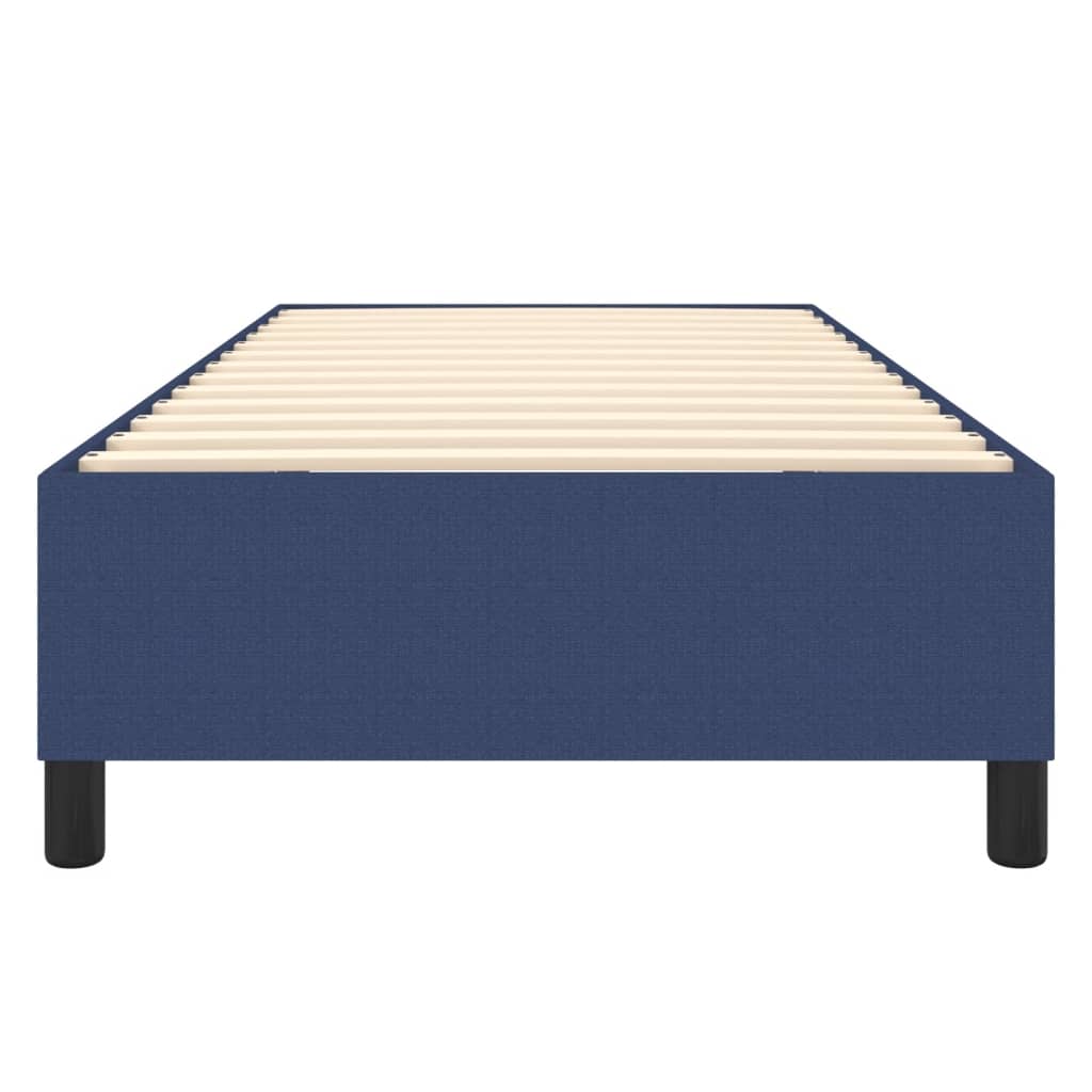 Struttura Letto a Rete a Molle Blu 80x200 cm in Tessuto | homemem39