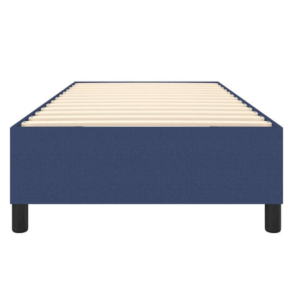 Struttura Letto a Rete a Molle Blu 80x200 cm in Tessuto | homemem39