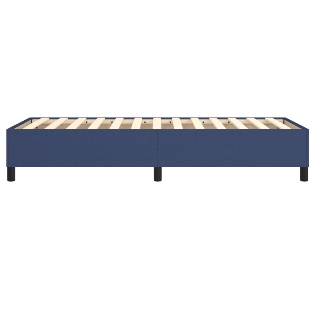 Struttura Letto a Rete a Molle Blu 80x200 cm in Tessuto | homemem39