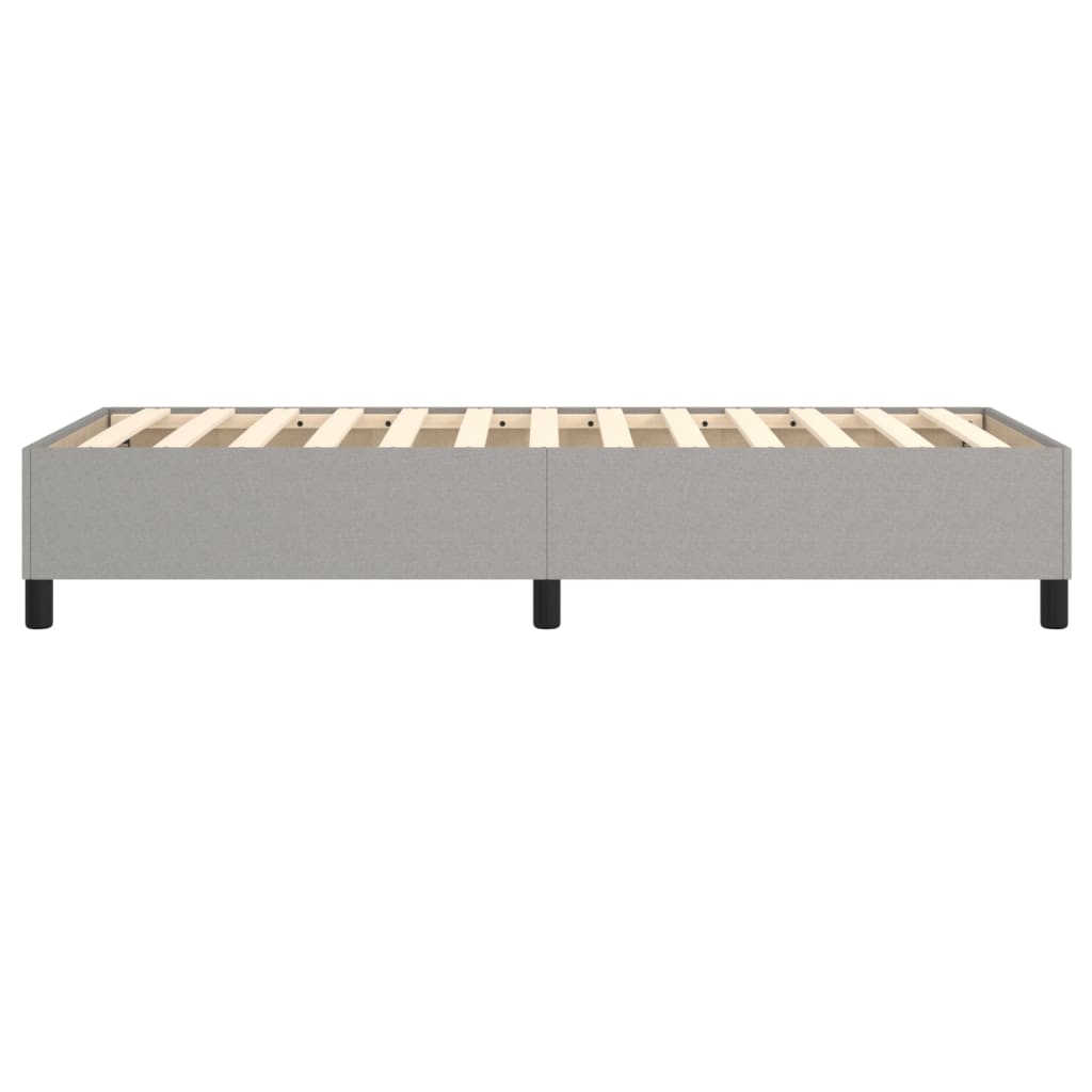 Struttura Letto a Rete a Molle Grigio Chiaro 90x190 cm Tessuto | homemem39