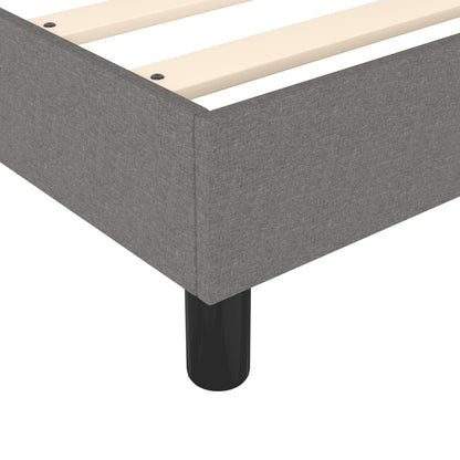 Struttura Letto a Rete a Molle Grigio Scuro 90x190 cm Tessuto | homemem39