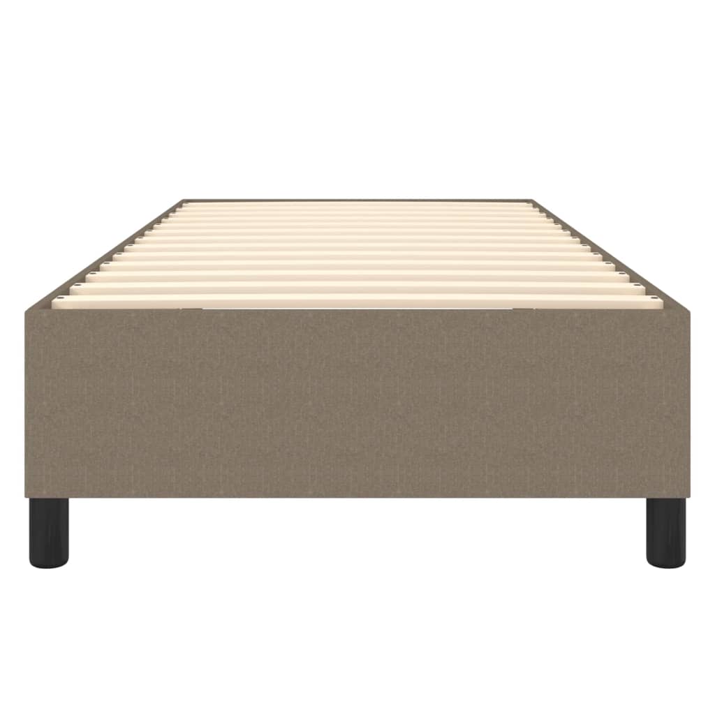 Struttura Letto a Rete a Molle Tortora 90x190 cm Tessuto | homemem39
