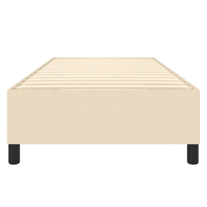 Struttura Letto a Rete a Molle Crema 90x190 cm in Tessuto | homemem39