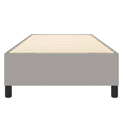 Struttura Letto a Rete a Molle Grigio Chiaro 90x200 cm Tessuto | homemem39
