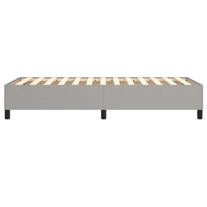 Struttura Letto a Rete a Molle Grigio Chiaro 90x200 cm Tessuto | homemem39