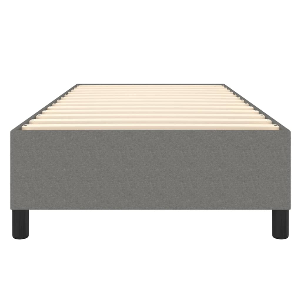 Struttura Letto a Rete a Molle Grigio Scuro 90x200 cm Tessuto | homemem39