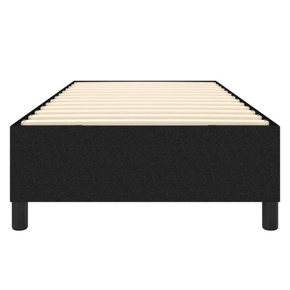 Struttura Letto a Rete a Molle Nero 90x200 cm in Tessuto | homemem39