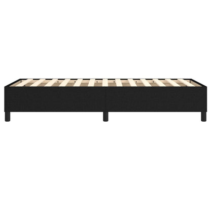 Struttura Letto a Rete a Molle Nero 90x200 cm in Tessuto | homemem39