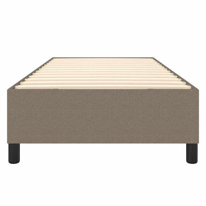 Struttura Letto a Rete a Molle Tortora 90x200 cm Tessuto