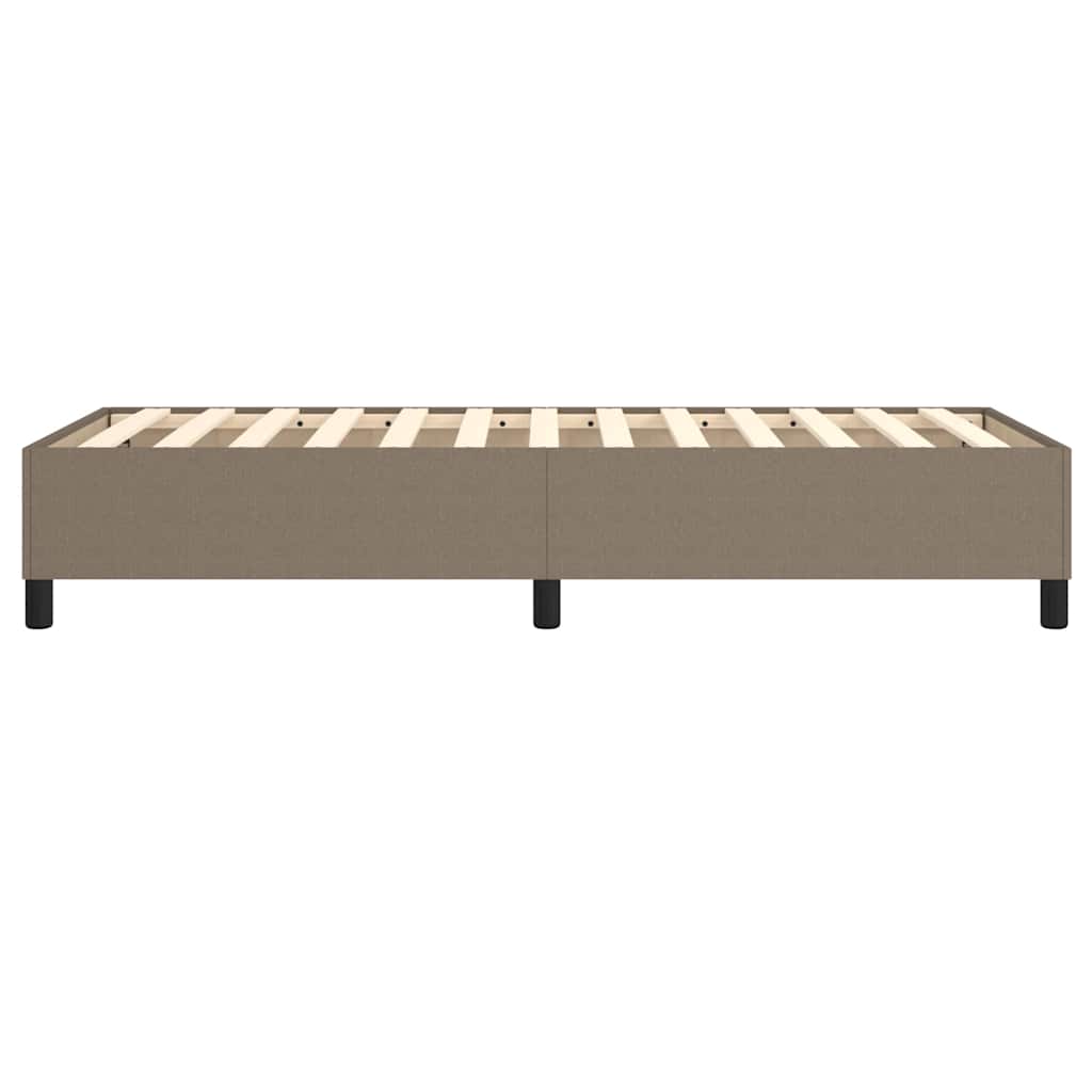 Struttura Letto a Rete a Molle Tortora 90x200 cm Tessuto