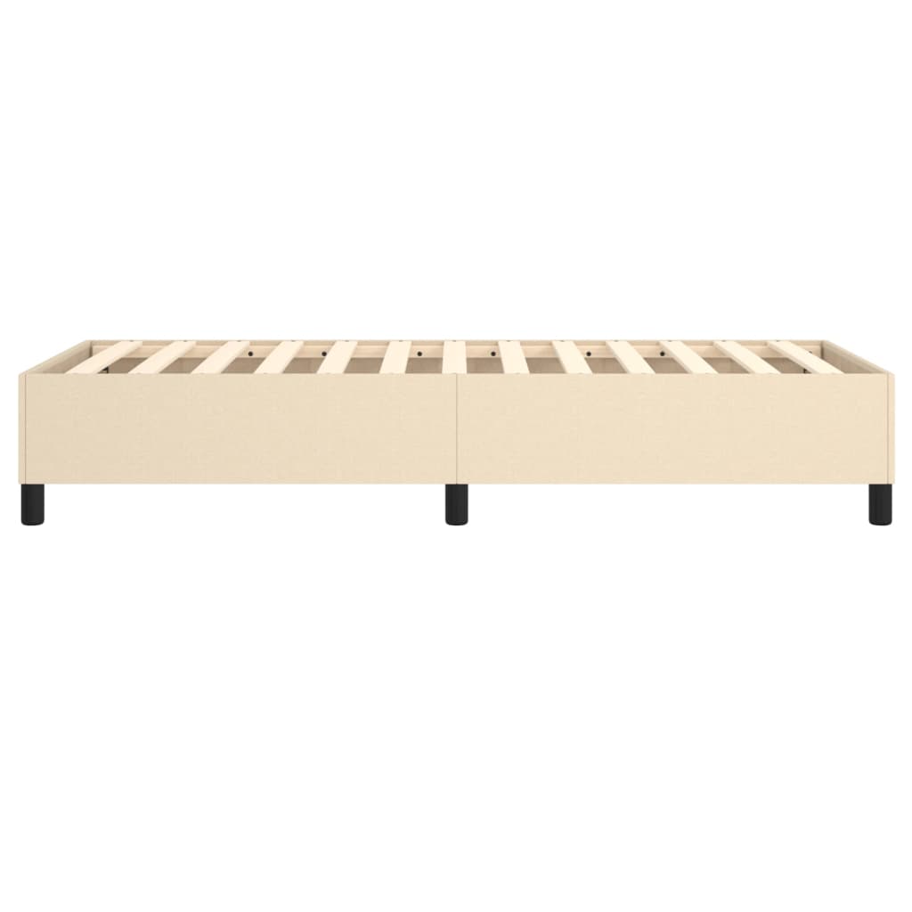 Struttura Letto a Rete a Molle Crema 90x200 cm in Tessuto | homemem39