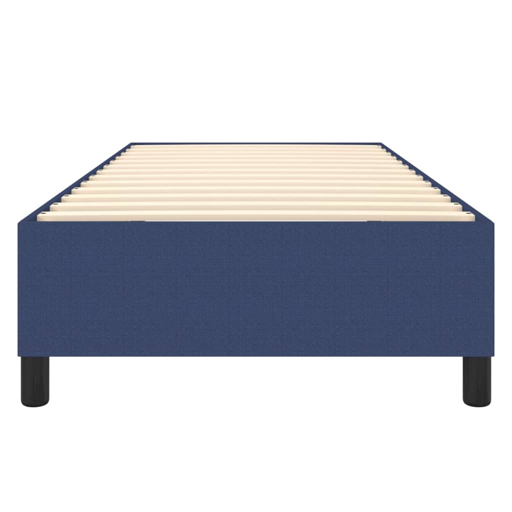Struttura Letto a Rete a Molle Blu 90x200 cm in Tessuto | homemem39