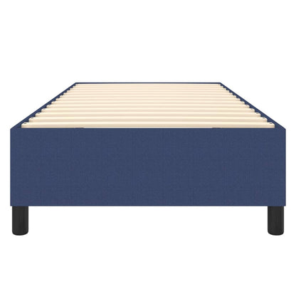 Struttura Letto a Rete a Molle Blu 90x200 cm in Tessuto | homemem39