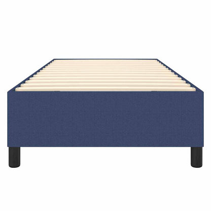 Struttura Letto a Rete a Molle Blu 90x200 cm in Tessuto