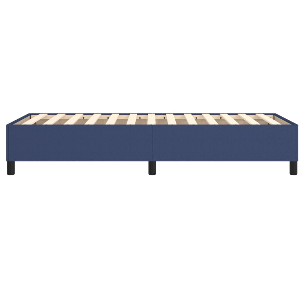 Struttura Letto a Rete a Molle Blu 90x200 cm in Tessuto | homemem39