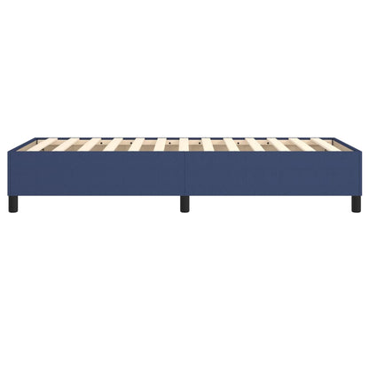 Struttura Letto a Rete a Molle Blu 90x200 cm in Tessuto | homemem39