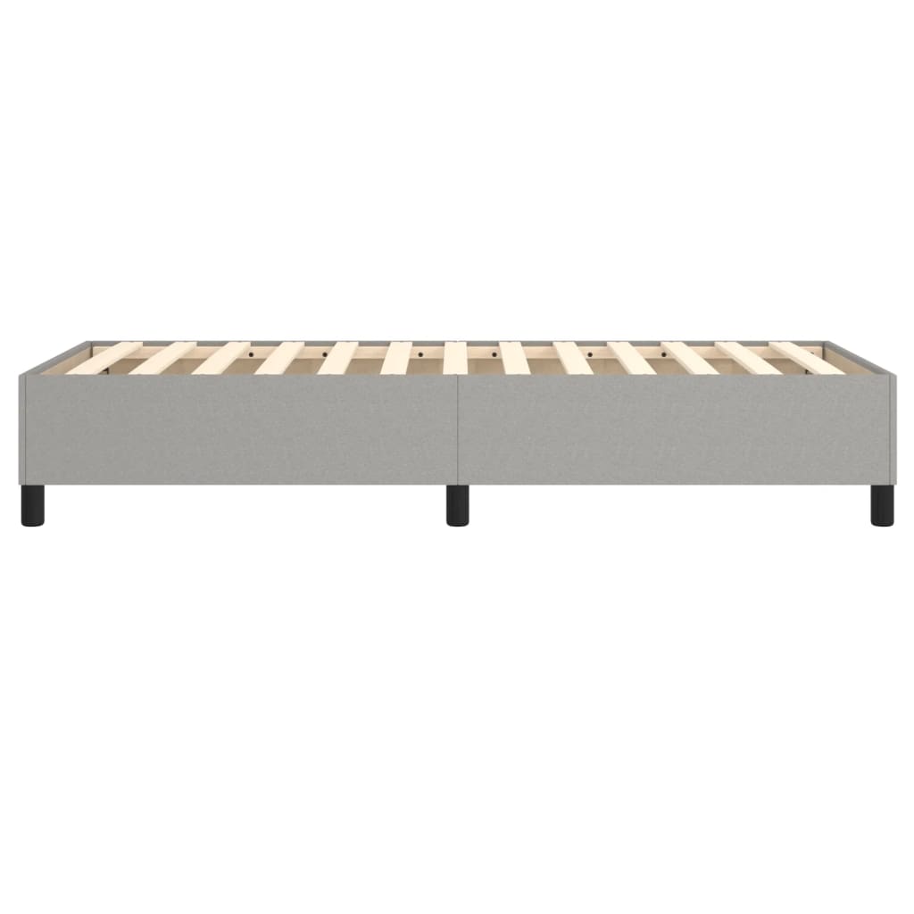 Struttura Letto a Rete a Molle Grigio Chiaro 100x200 cm Tessuto | homemem39