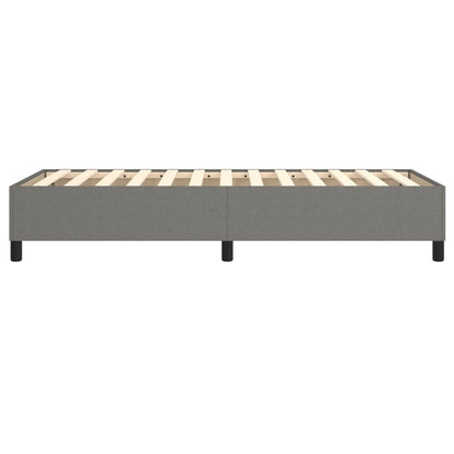 Struttura Letto a Rete a Molle Grigio Scuro 100x200 cm Tessuto | homemem39