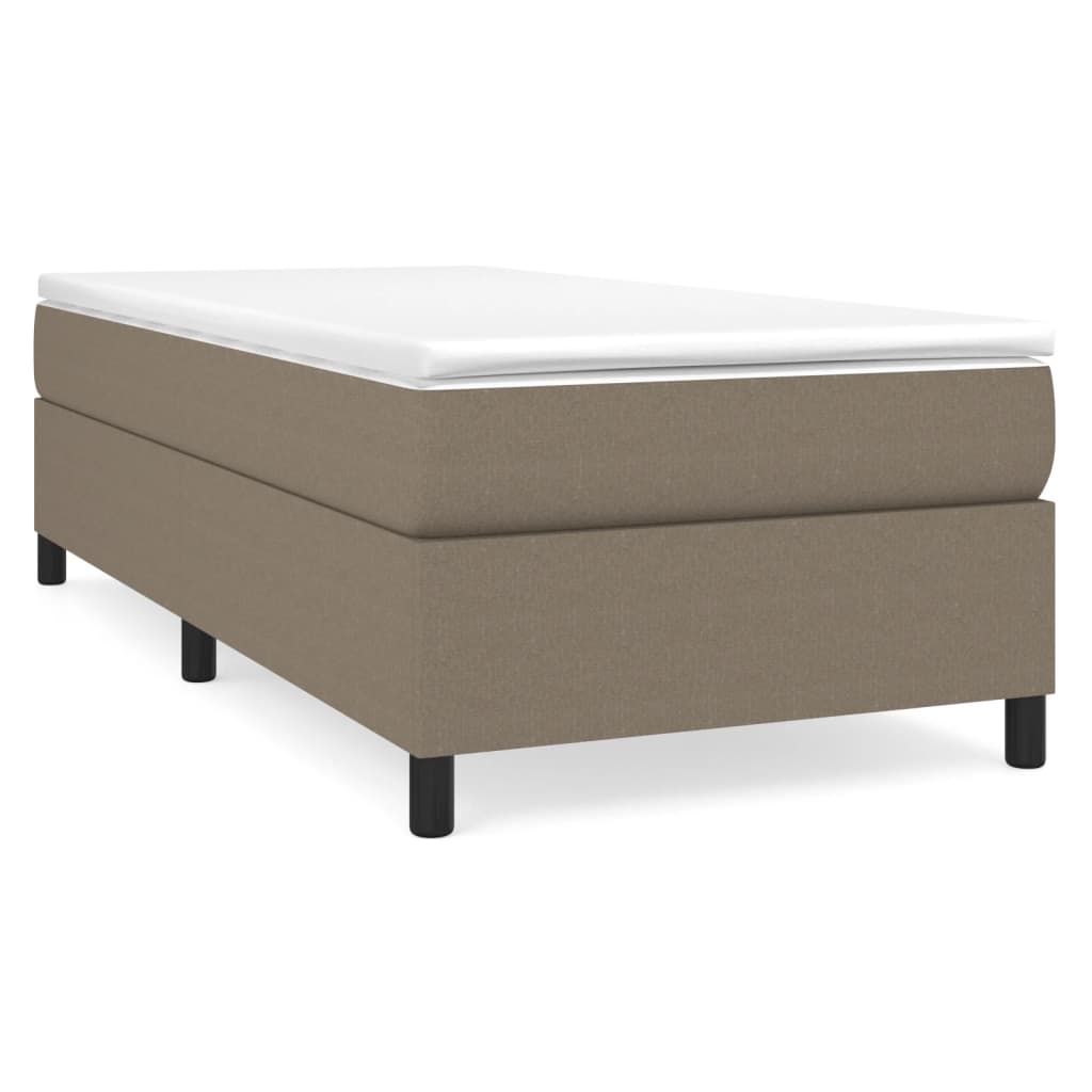 Struttura Letto a Rete a Molle Tortora 100x200 cm in Tessuto | homemem39