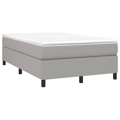 Struttura Letto a Rete a Molle Grigio Chiaro 120x200 cm Tessuto | homemem39
