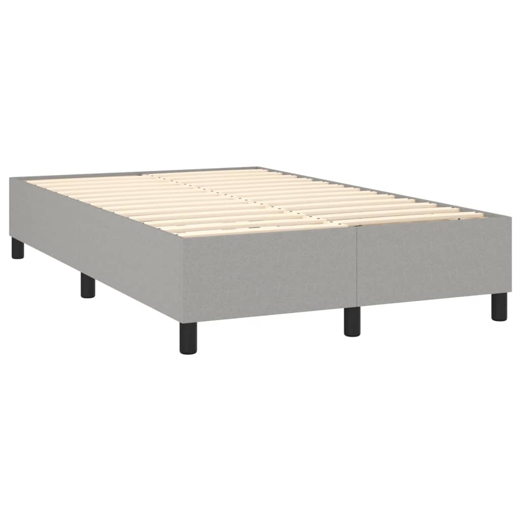 Struttura Letto a Rete a Molle Grigio Chiaro 120x200 cm Tessuto | homemem39