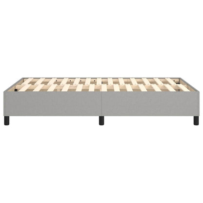 Struttura Letto a Rete a Molle Grigio Chiaro 120x200 cm Tessuto