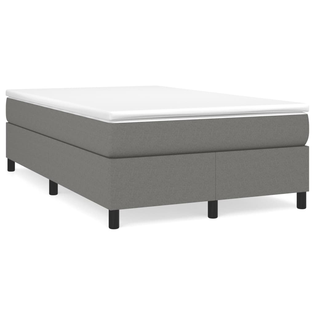Struttura Letto a Rete a Molle Grigio Scuro 120x200 cm Tessuto | homemem39