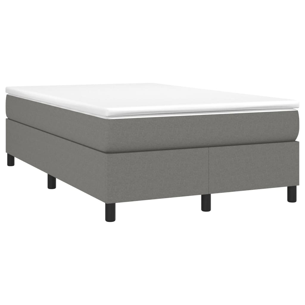 Struttura Letto a Rete a Molle Grigio Scuro 120x200 cm Tessuto | homemem39