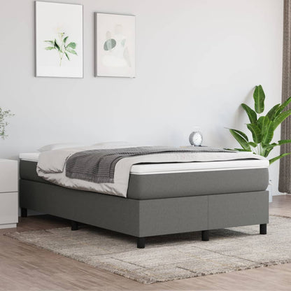 Struttura Letto a Rete a Molle Grigio Scuro 120x200 cm Tessuto | homemem39