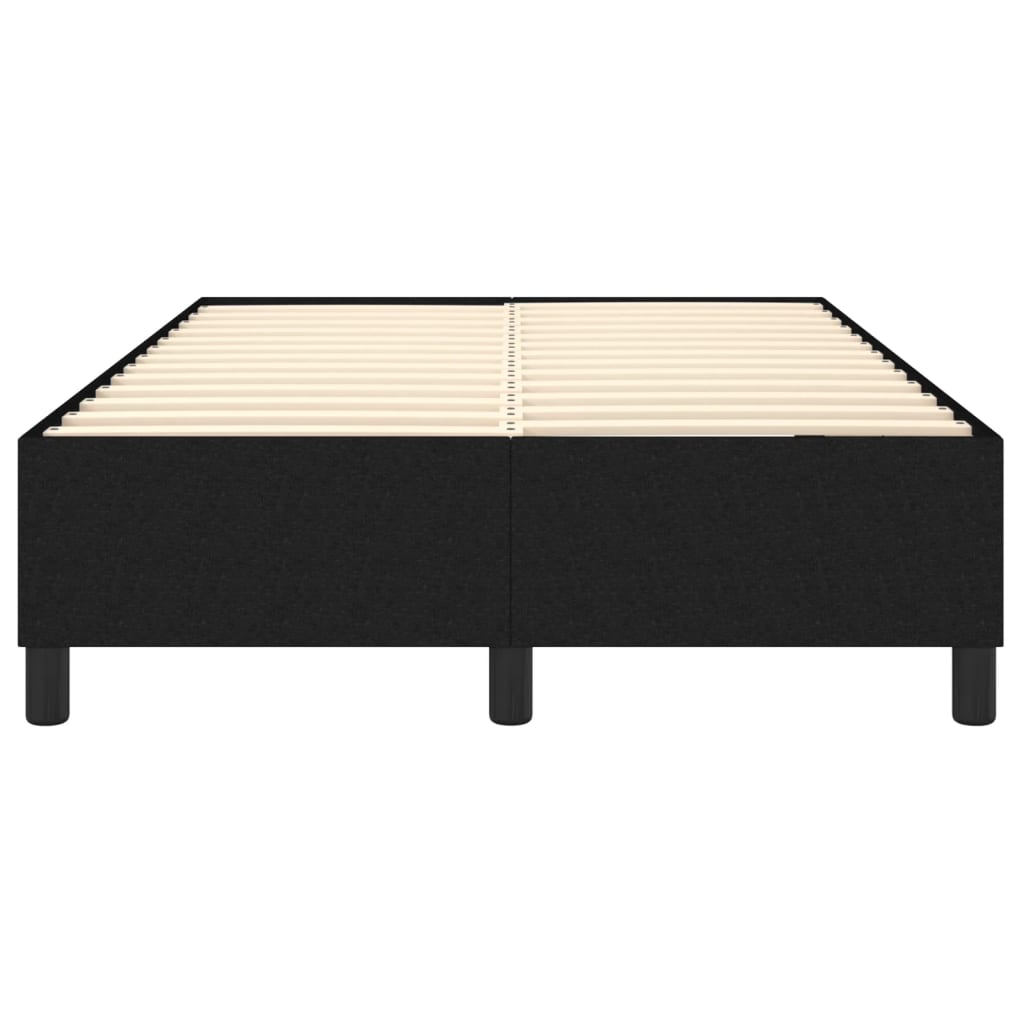 Struttura Letto a Rete a Molle Nero 120x200 cm Tessuto | homemem39
