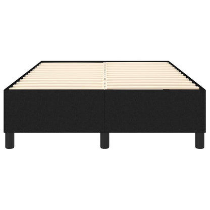 Struttura Letto a Rete a Molle Nero 120x200 cm Tessuto
