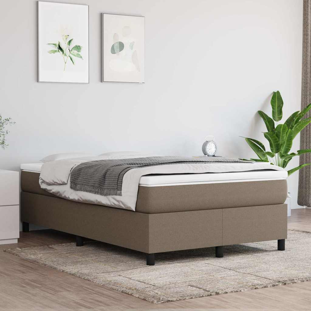Struttura Letto a Rete a Molle Tortora 120x200 cm Tessuto