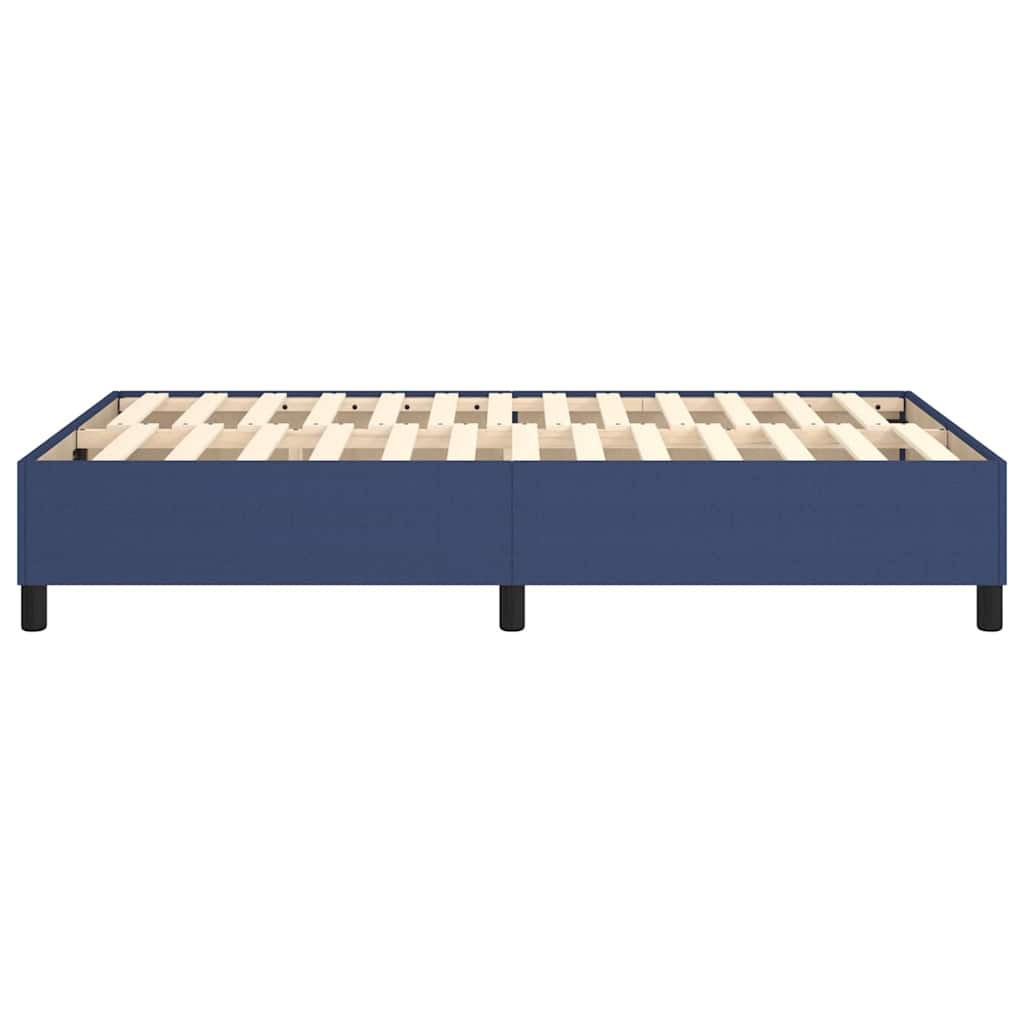 Struttura Letto a Rete a Molle Blu 120x200 cm in Tessuto
