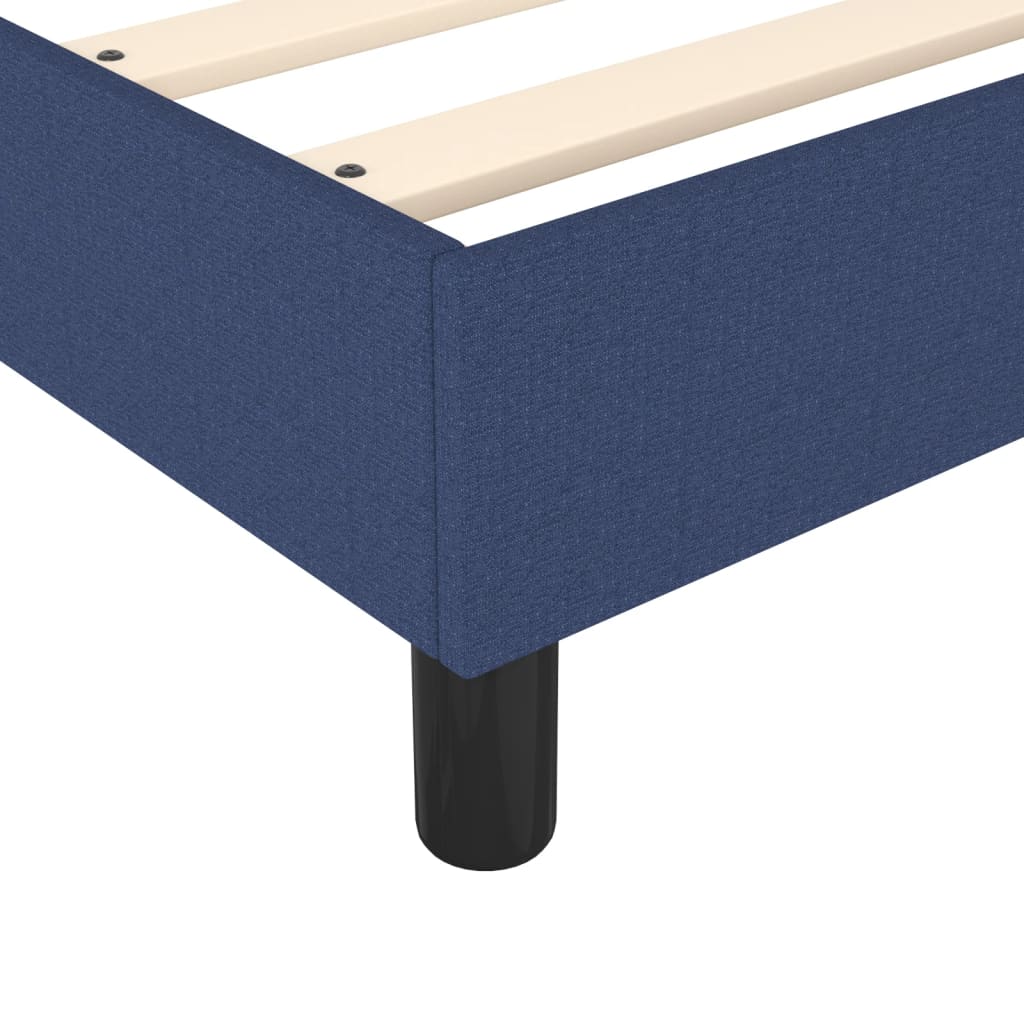 Struttura Letto a Rete a Molle Blu 120x200 cm in Tessuto | homemem39