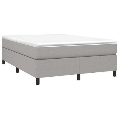 Struttura Letto a Rete a Molle Grigio Chiaro 140x190 cm Tessuto | homemem39