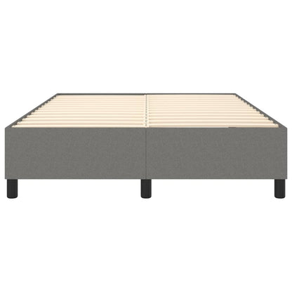 Struttura Letto a Rete a Molle Grigio Scuro 140x190 cm Tessuto | homemem39