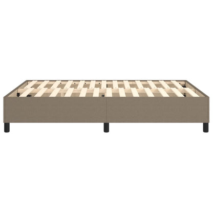 Struttura Letto a Rete a Molle Tortora 140x190 cm in Tessuto | homemem39
