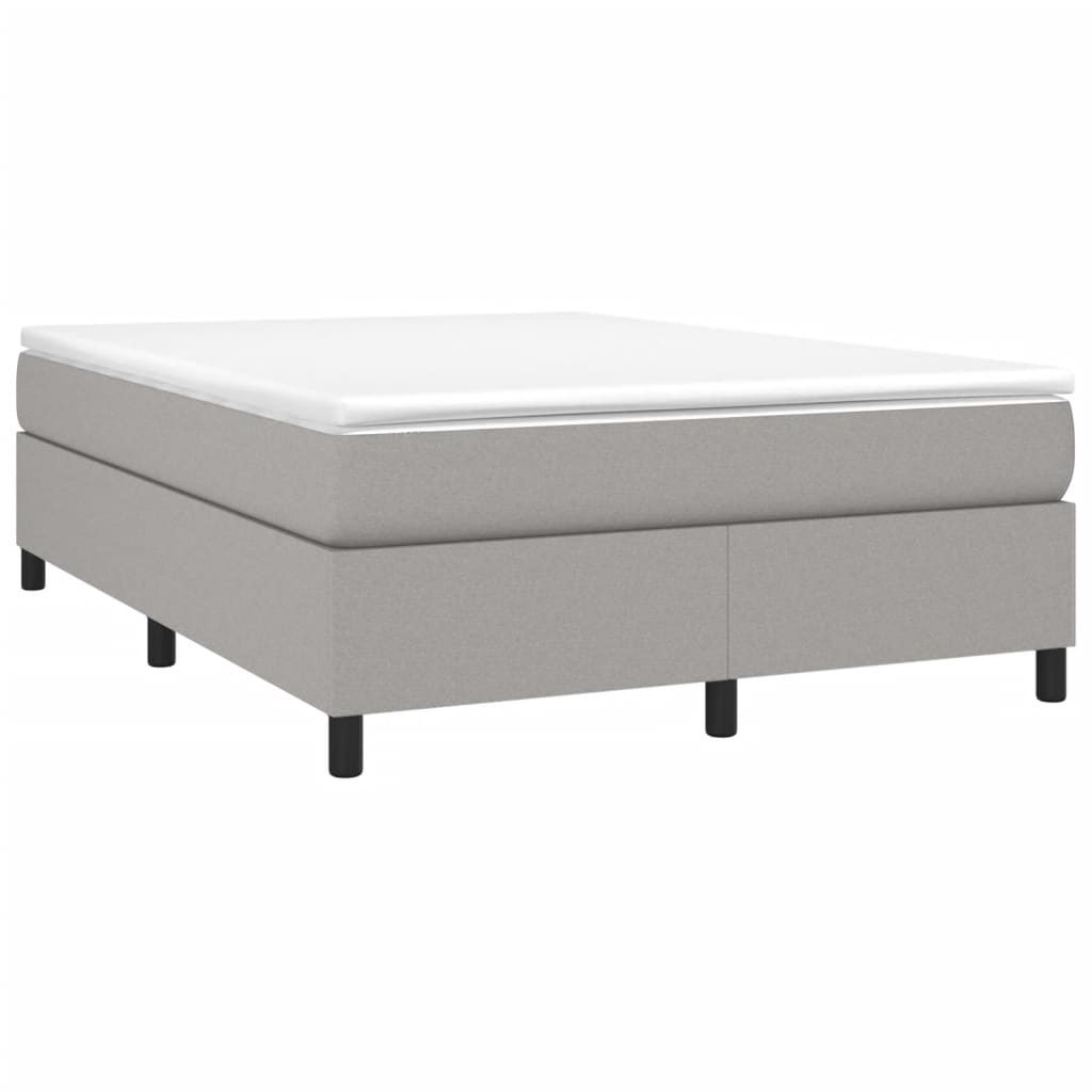 Struttura Letto a Rete a Molle Grigio Chiaro 140x200 cm Tessuto | homemem39
